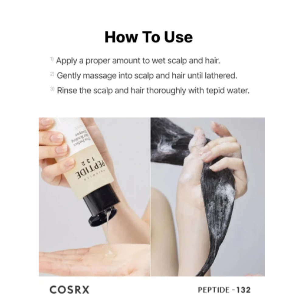 Cosrx Peptide 132 Ultra Perfect Hair Bonding Shampoo 200ml HAIR CARE 